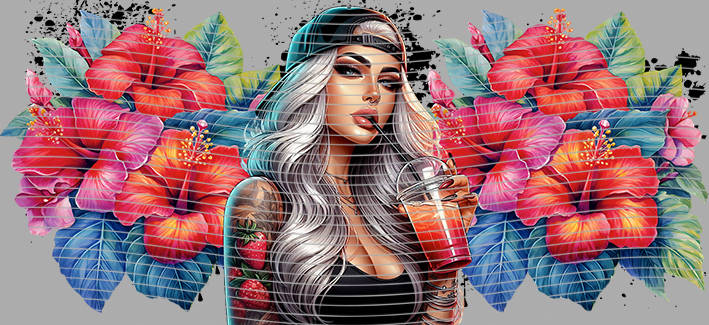 16oz Sunflower Girl-SU-589